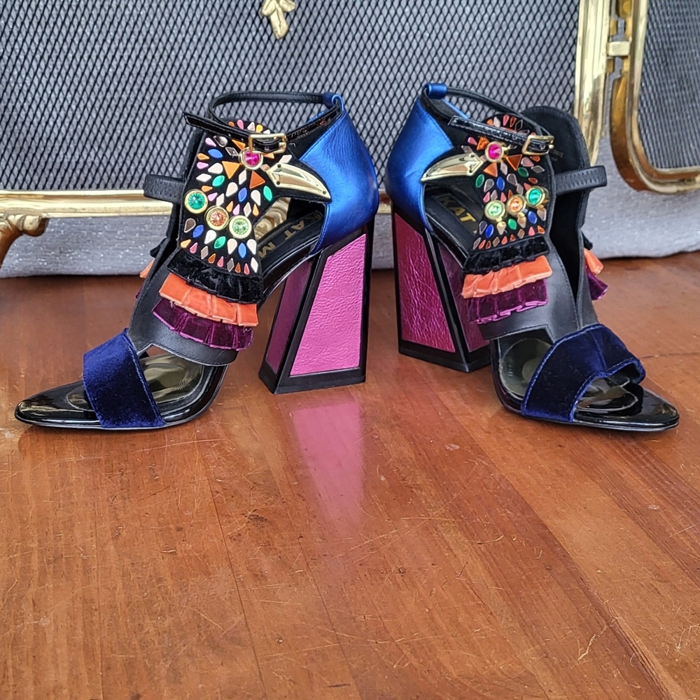 Kat Maconie Aya Sandal Bird Embellished Sandal 7